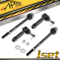 Set of 4 Front Inner & Outer Tie Rod Ends for Chevrolet Silverado 1500 (2007–2018)