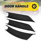3X Interior Door Pull Handle Cover Trim for BMW X5 F15 X6 F16 (2014–2018) BLACK EXV