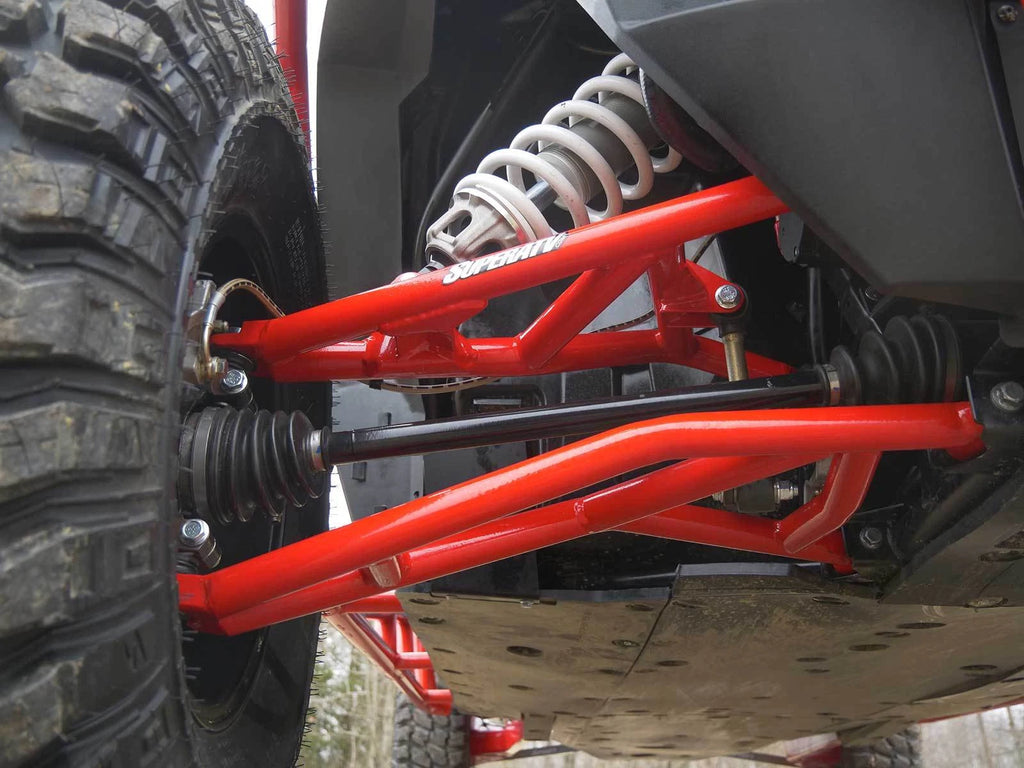 High Clearance Lower A Arms for Polaris RZR XP Turbo (2016–2021) - Red
