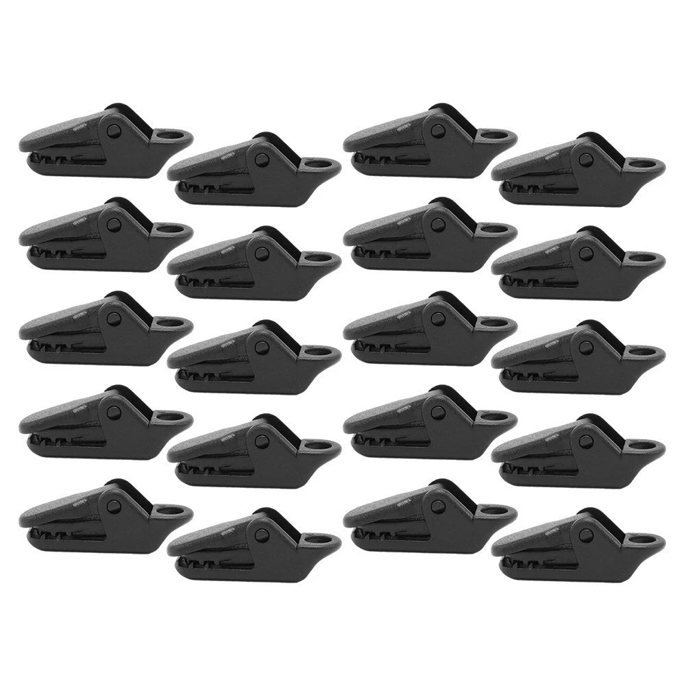 Set of 20 Heavy Duty Clips Clamps for Camping Tools