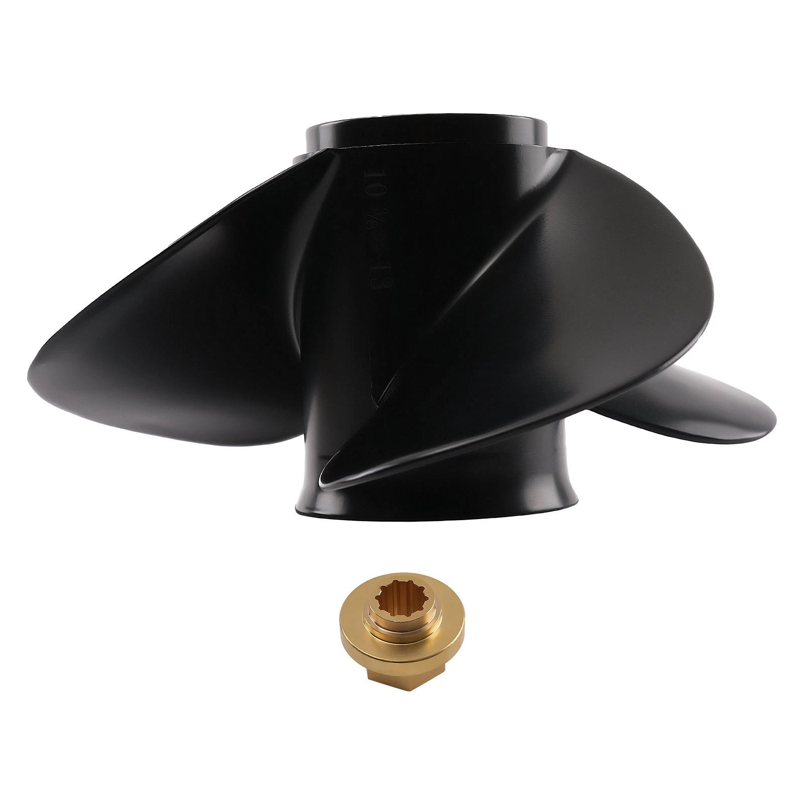 10 3/8x13 3 Blade Aluminum Propeller for Mercury 9.9-25HP (1990–2023) 48-19640A40