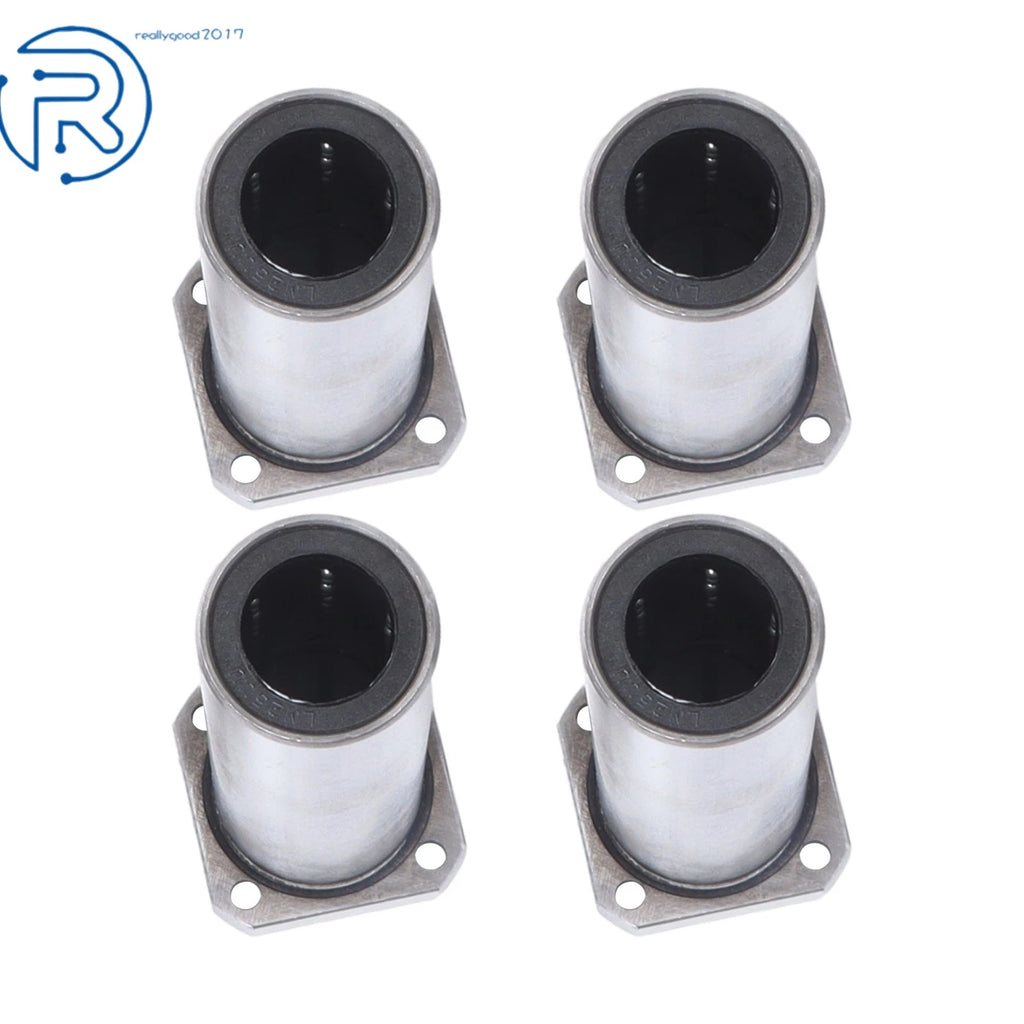 Set of 4 LMK25UU Linear Ball Bearings for CNC 3D Printer (25mm Bore)