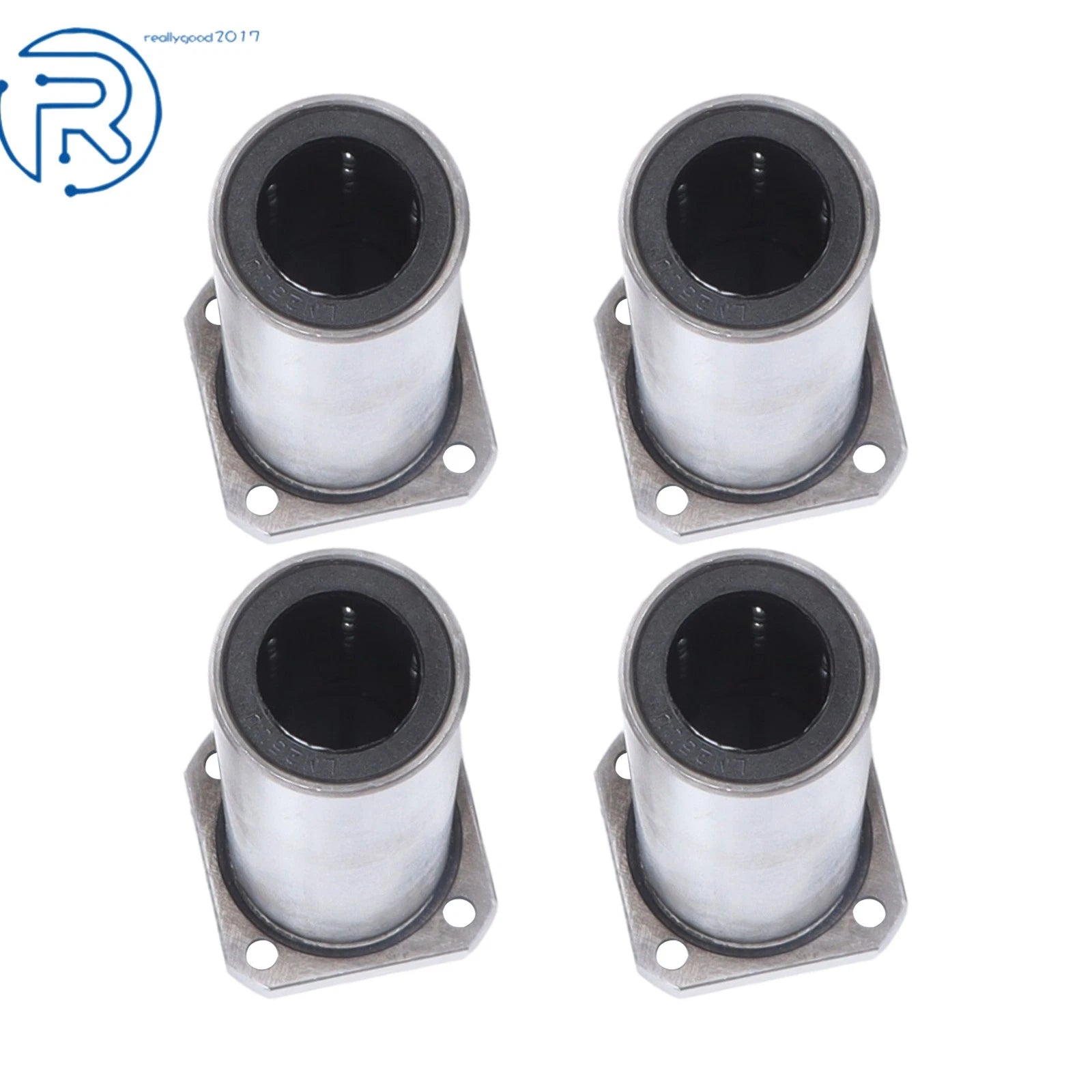 Set of 4 LMK25UU Linear Ball Bearings for CNC 3D Printer (25mm Bore)