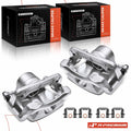 Pair Front Brake Calipers with Bracket for Honda Pilot (2003–2008)