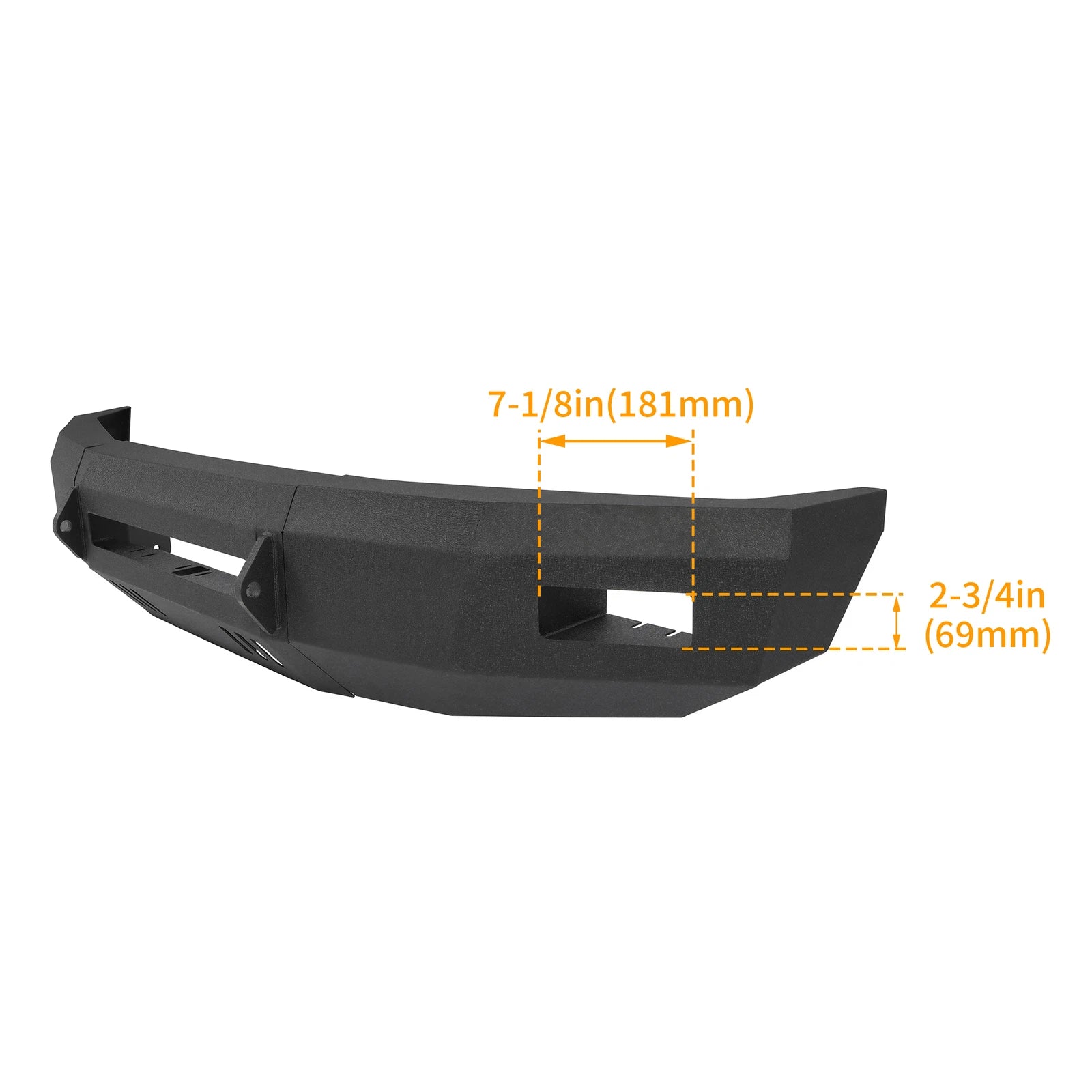 Steel Front Bumper for Ford F250 F350 Super Duty (2008–2010) Black Powder Coated