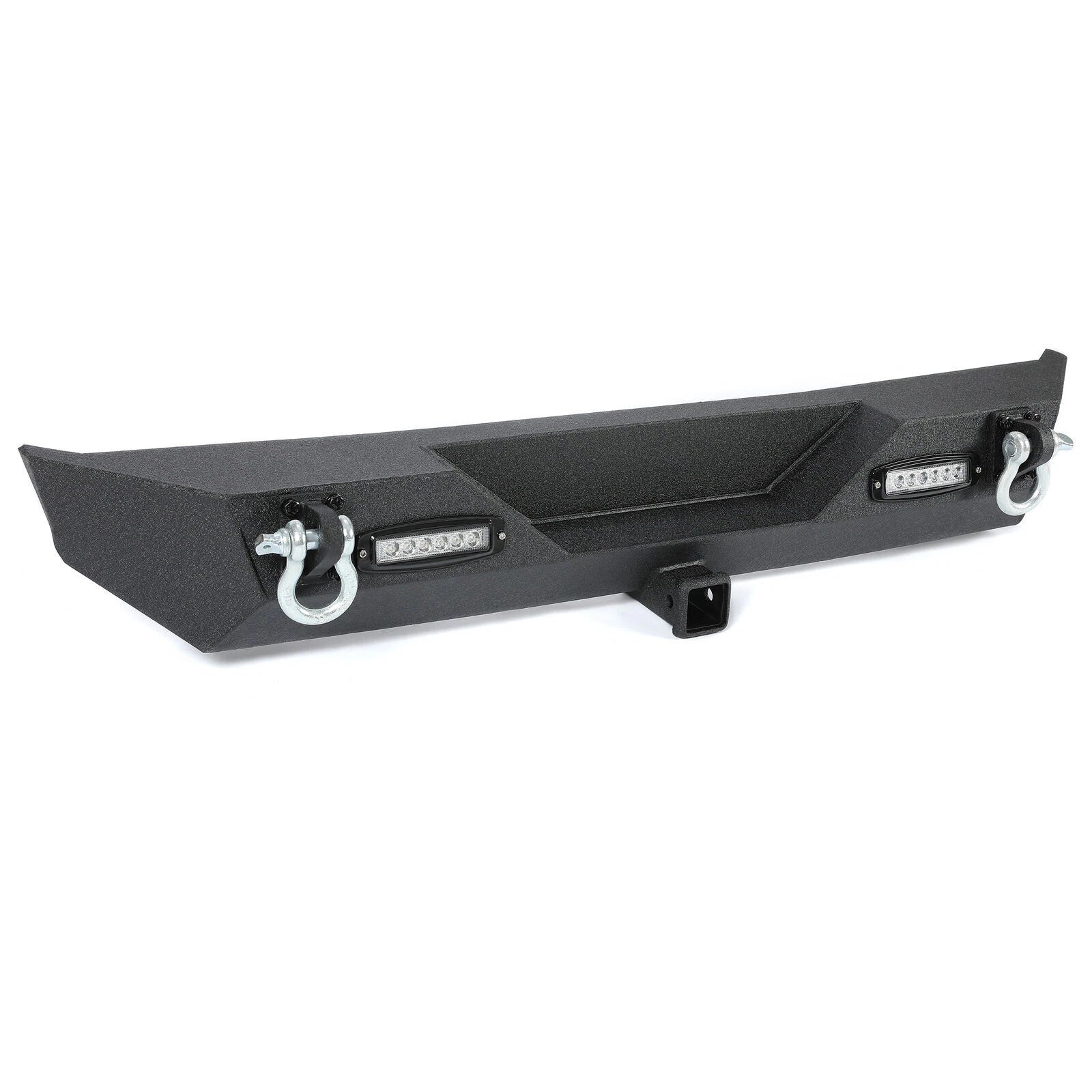 Front Bumper with D-Rings & LED Lights for Jeep Wrangler TJ YJ (1987–2006)
