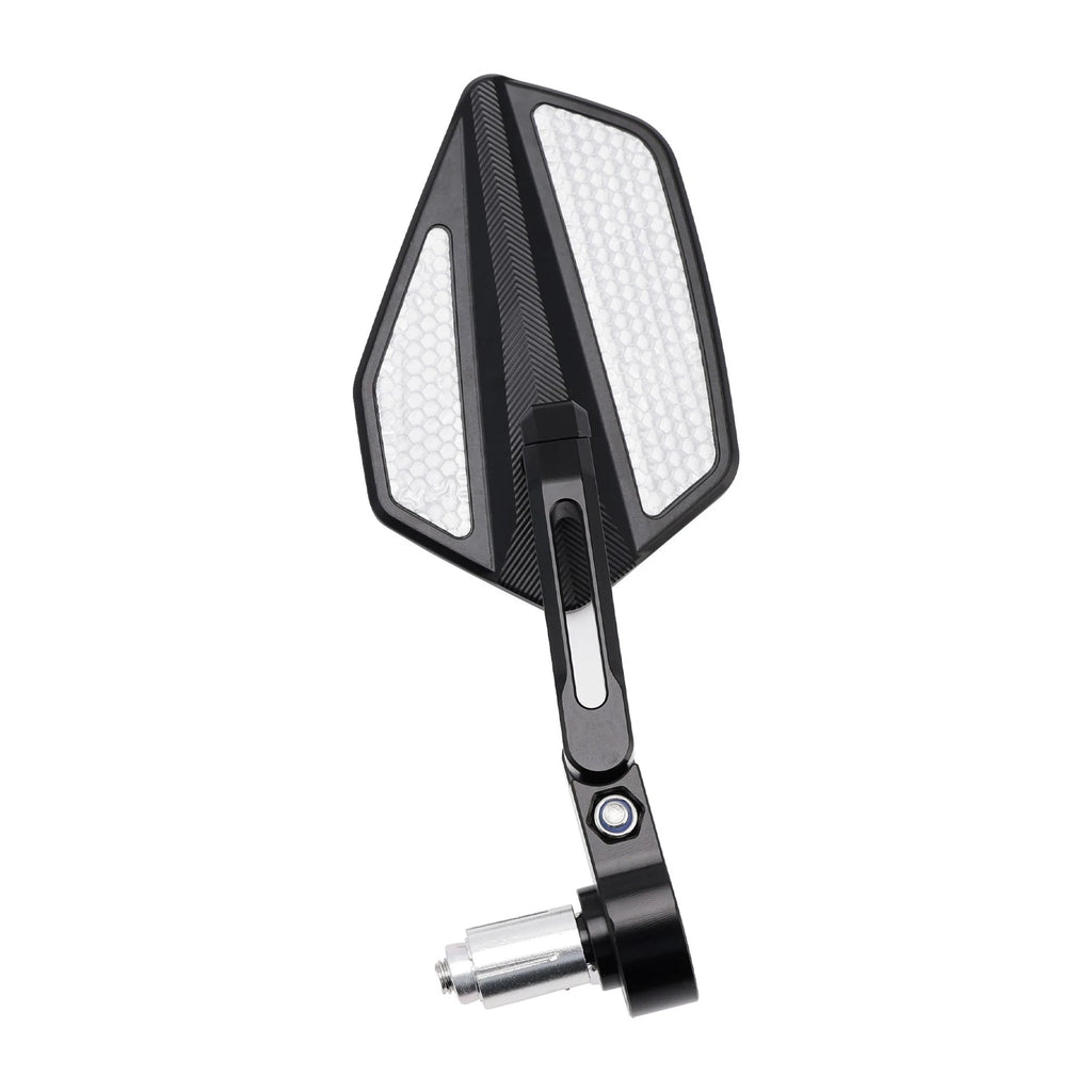Aluminum 360 Rotation Bar End Mirrors for Motorcycle (22mm, PAIR)