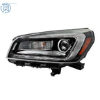 Left Black Halogen Projector Headlight Assembly for GMC Acadia (2013-2016)
