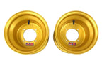 Set of 2 DWT Gold 11" Front & 9" Rear Rims for Honda ATC 250R 350X 200X