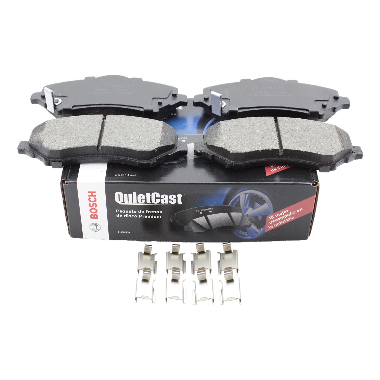 Bosch QuietCast Front Ceramic Brake Pads for Town & Country, Journey, C/V, Routan (2008–2016)