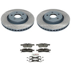 DuraGo Front Rotors & Bosch QuietCast Brake Pads Kit for Durango (2011–2023)