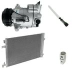 AC Compressor Kit With Condenser for Buick Verano 2.4L (2017–2017)