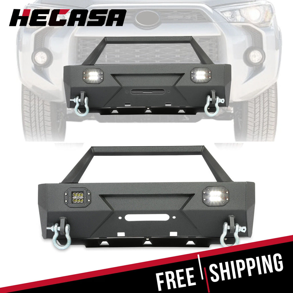 Stubby Steel Front Bumper with Winch Plate for Toyota 4Runner (2010–2022)