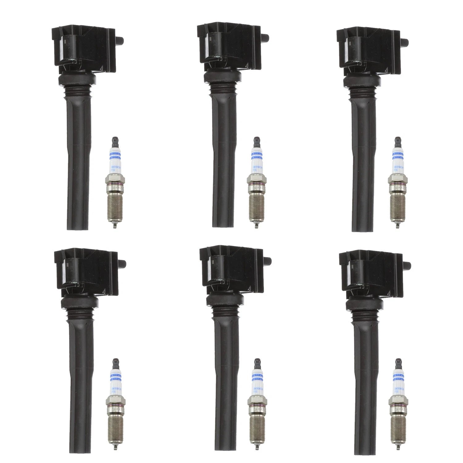 Set of 6 Ignition Coils & Spark Plugs for Ford Expedition F-150