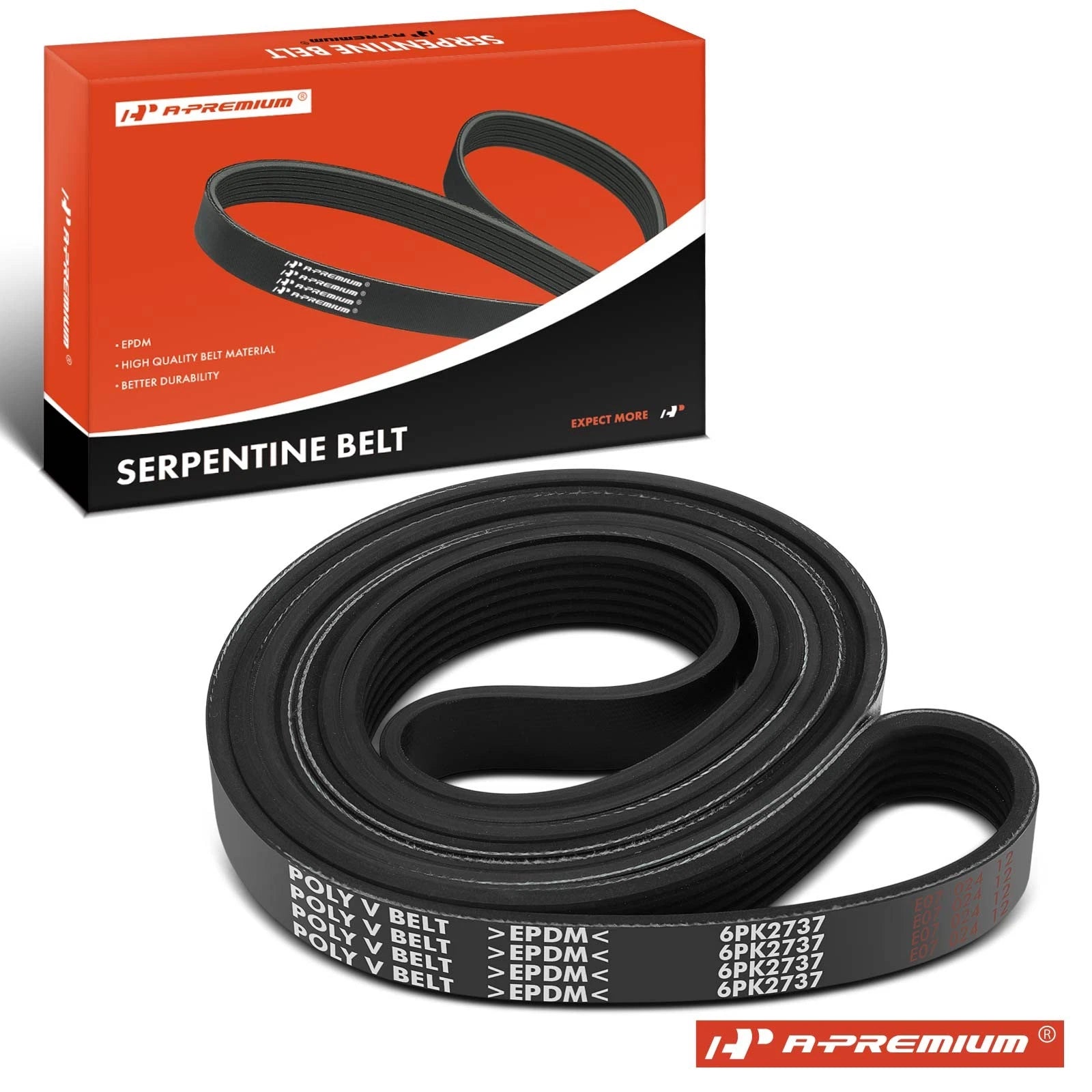 Serpentine Belt for Ford F-53 Motorhome Chassis F-650 F-750