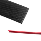 Red Black ABS Console Dashboard Frame Trim for Honda Civic 2016+ (5PC)