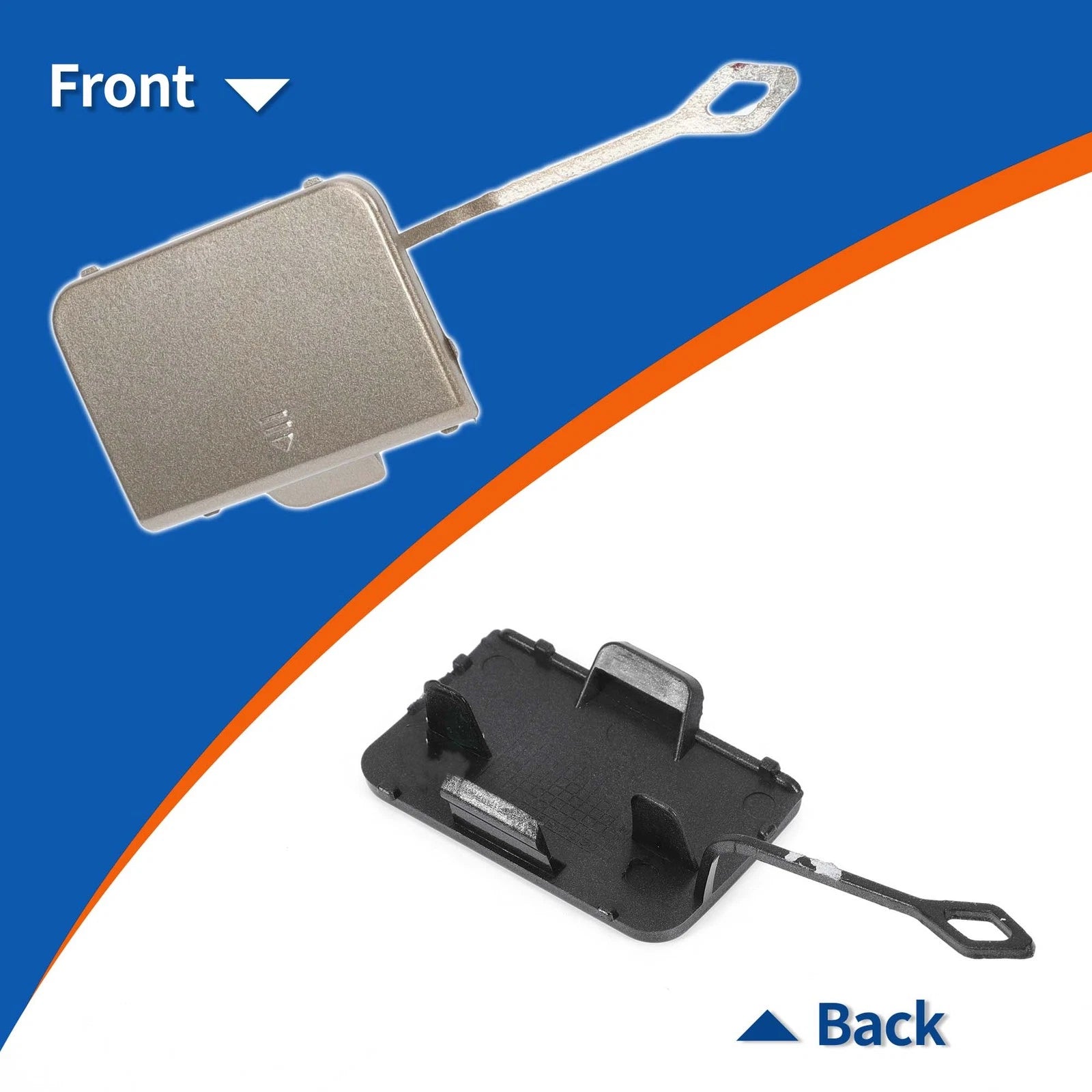 Tow Hook Cover for Mercedes-Benz C-Class Sedan (No.A2048850124)