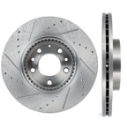 Drilled & Slotted Brake Rotors for Ford Fusion Mercury Milan (2006–2012)