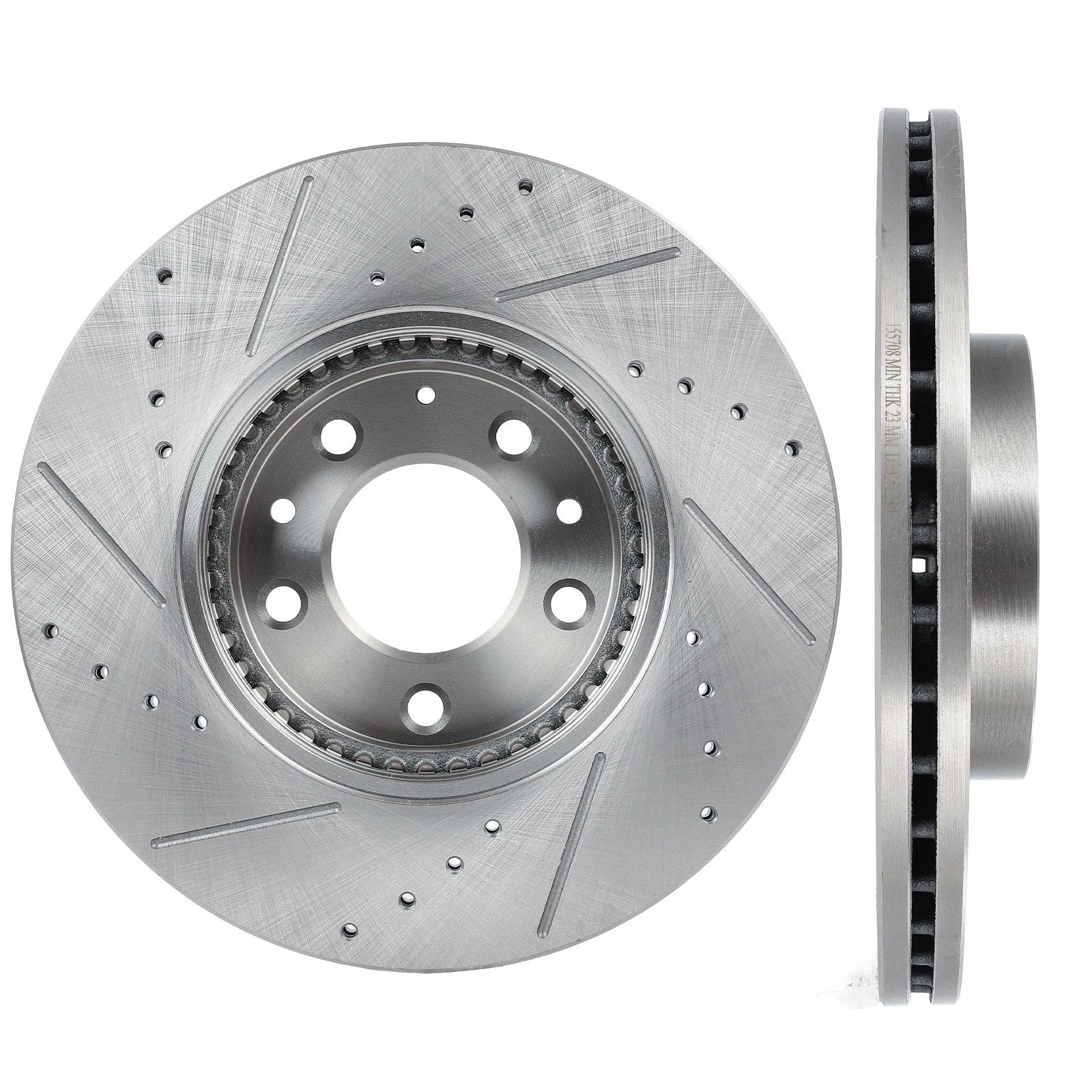 Drilled & Slotted Brake Rotors for Ford Fusion Mercury Milan (2006–2012)