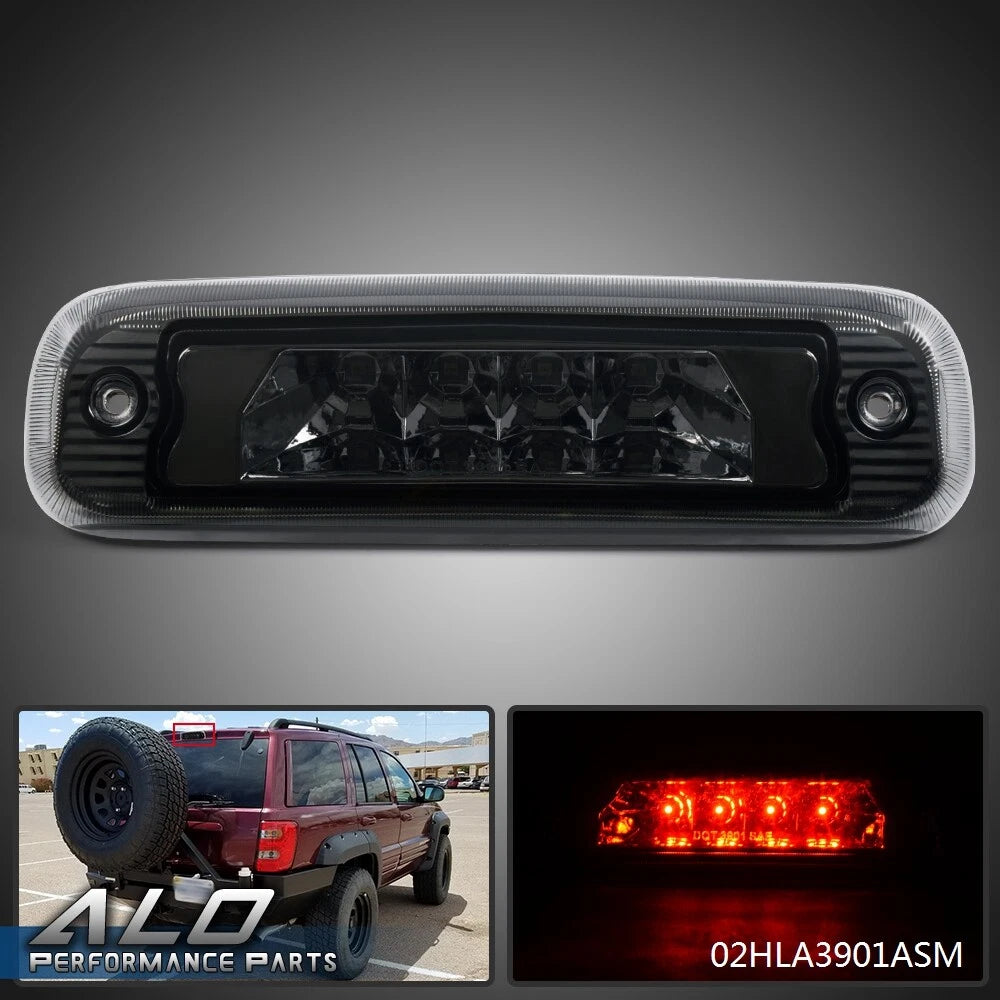 LED Third Brake Light for Jeep Cherokee (1997–2001) Smoke Lens
