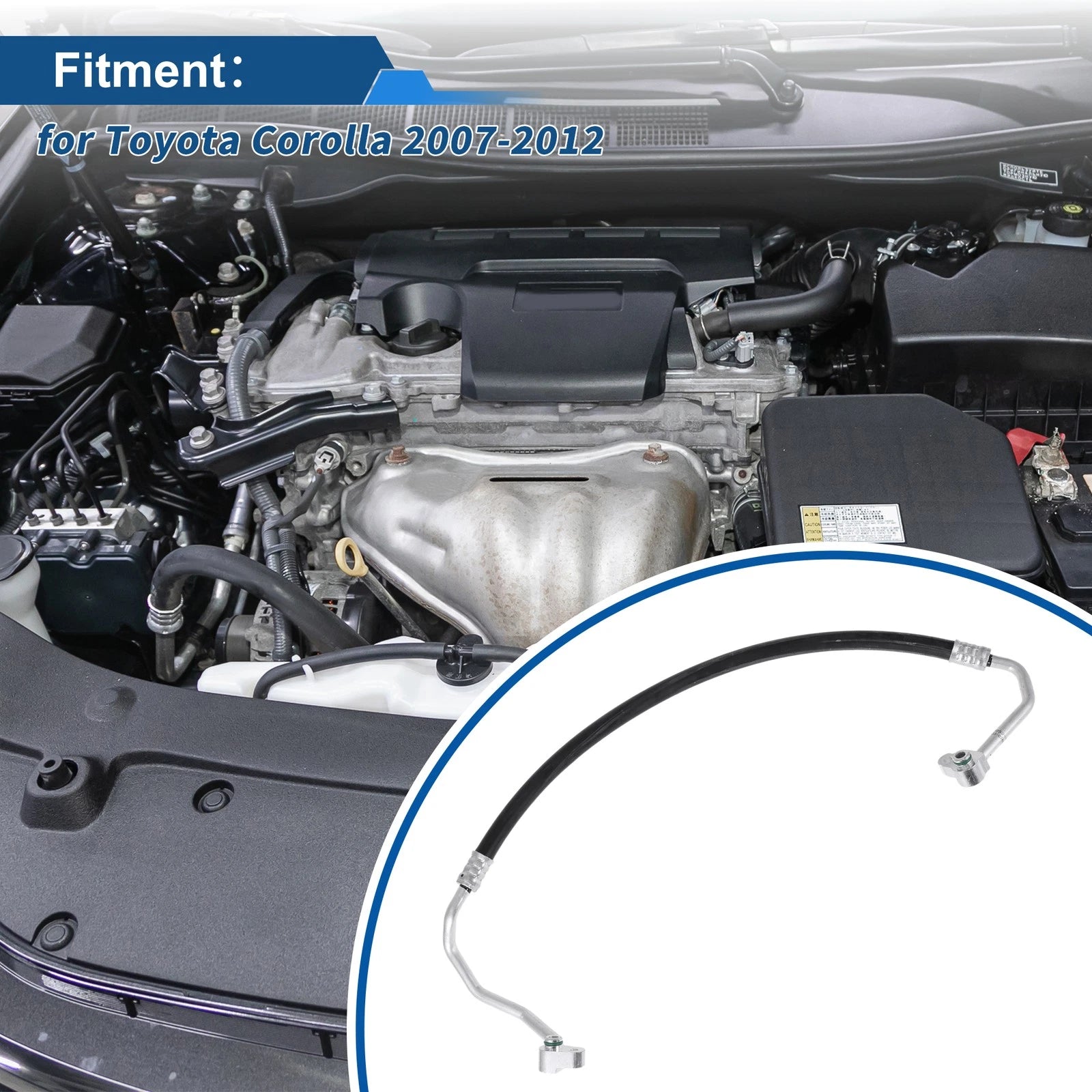 A/C Refrigerant Liquid Hose for Toyota Corolla (2007–2012) No. 8870302480