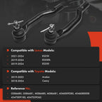2x Tie Rod End Outer for Toyota Camry Avalon Lexus ES250 ES350 (2013â2017)