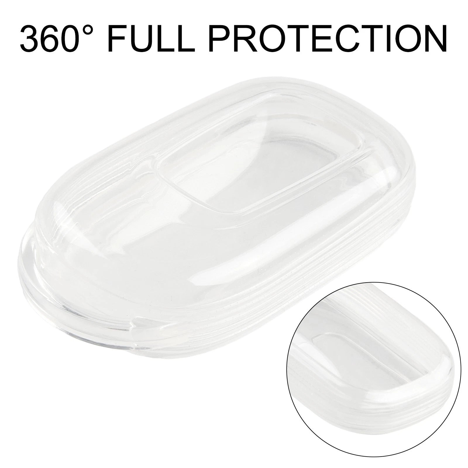 Transparent Clear Car Key Covers Case Holder for Honda (2023–2024)