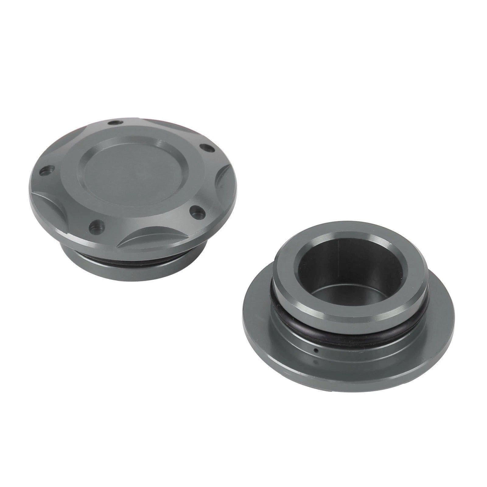 Aluminum Titanium Frame Hole Caps Plug Cover for Yamaha YZF-R3 R25 MT03 MT25 (2015–2023)