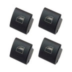 4 x Car Window Switch Button Caps for BMW E46 323i 325i 330i M3 328i (1998-2006)