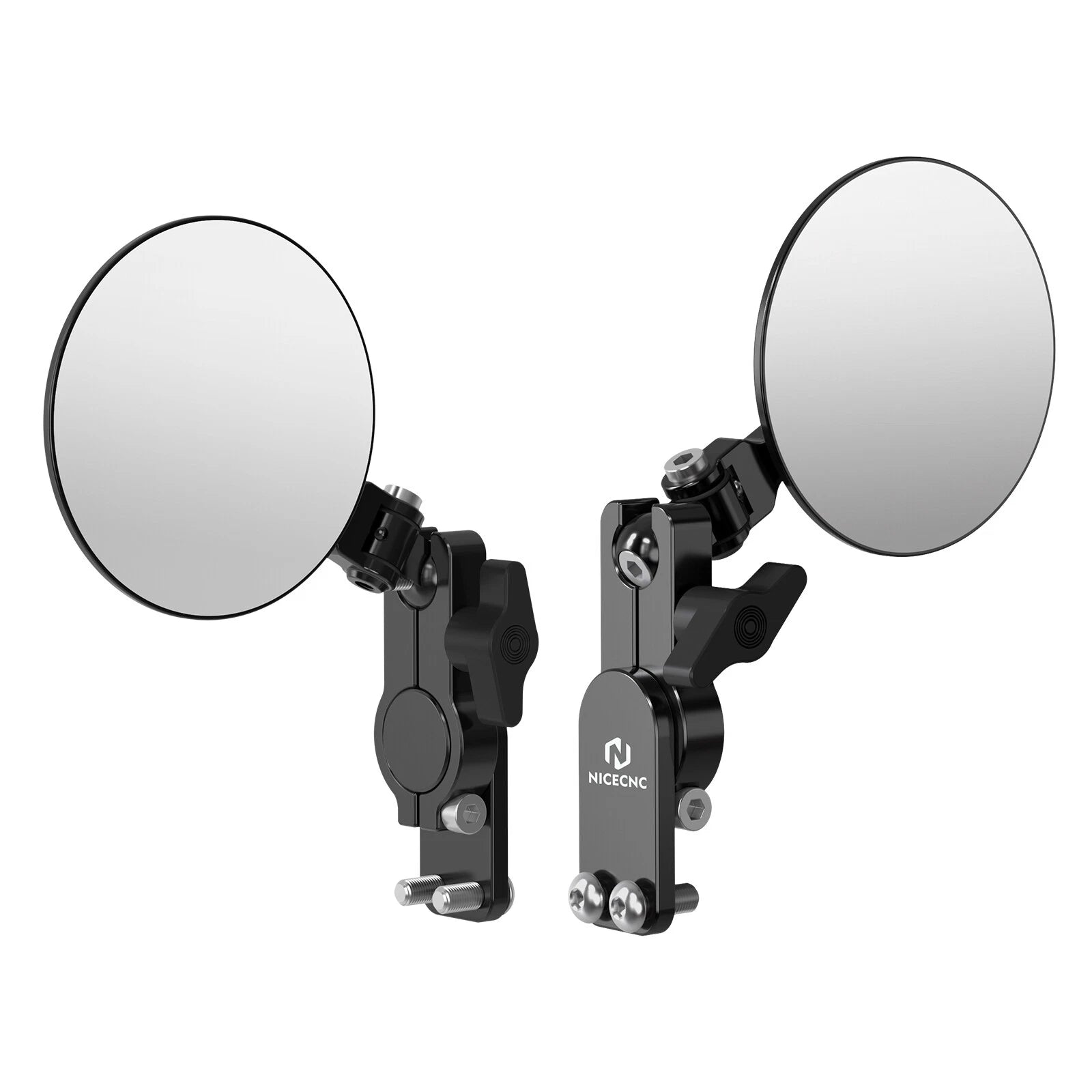Pair 180° Adjustable Rear-View Mirrors for Honda XR250R XR400R XR650L XR650R