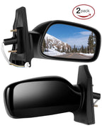 Set of 2 Power Side View Mirrors for Toyota Corolla (2003–2008)