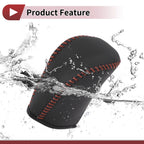 1Pc Gear Shift Knob Cover for Subaru Forester (2006–2012) Black Brown Faux Leather