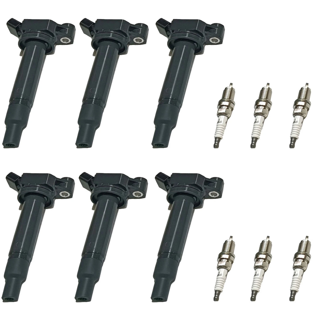 6X Ignition Coil & 6X Spark Plug for Toyota Sienna (2001–2006)