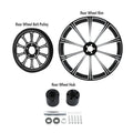 18" Rear Wheel Rim Hub Pulley Sprocket for Harley Street Road Glide (2009–2023)