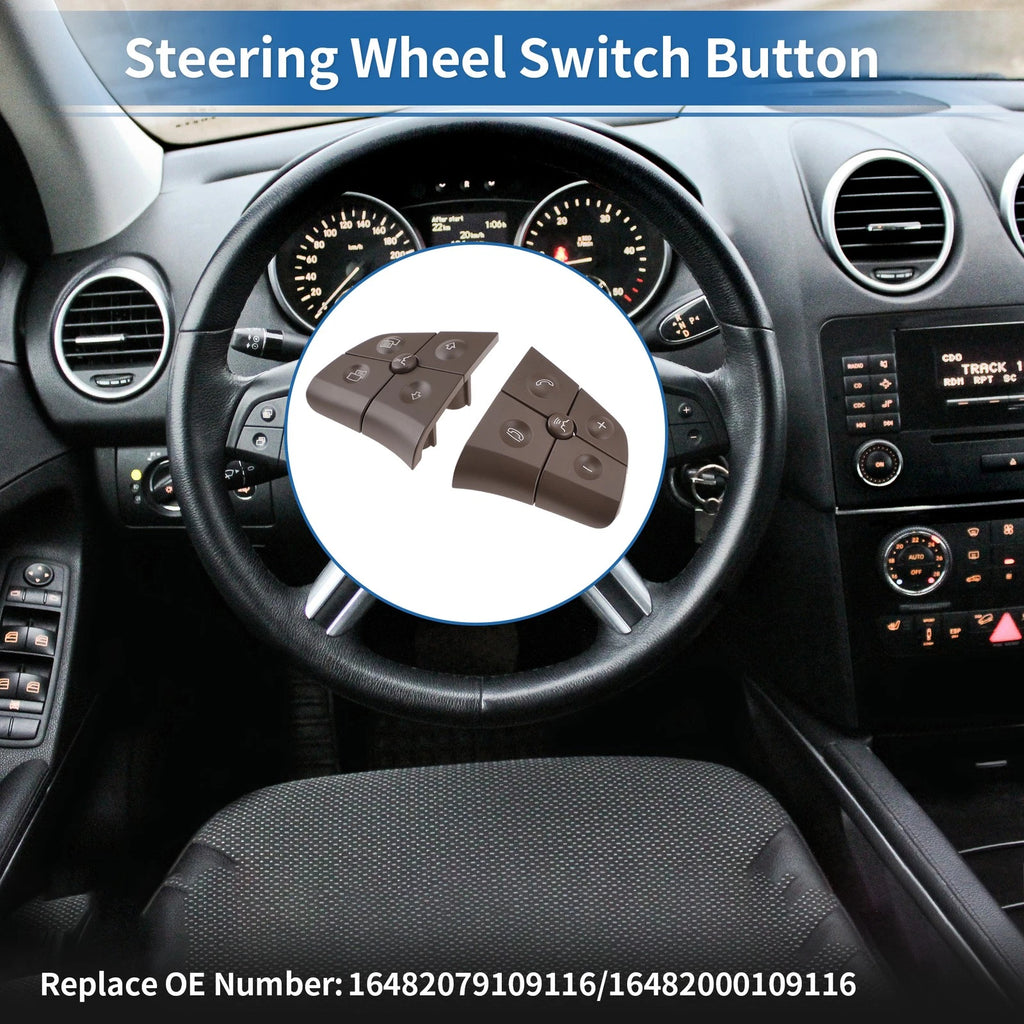 Steering Wheel Buttons Set of 10 for Mercedes-Benz (No. 1648207910)