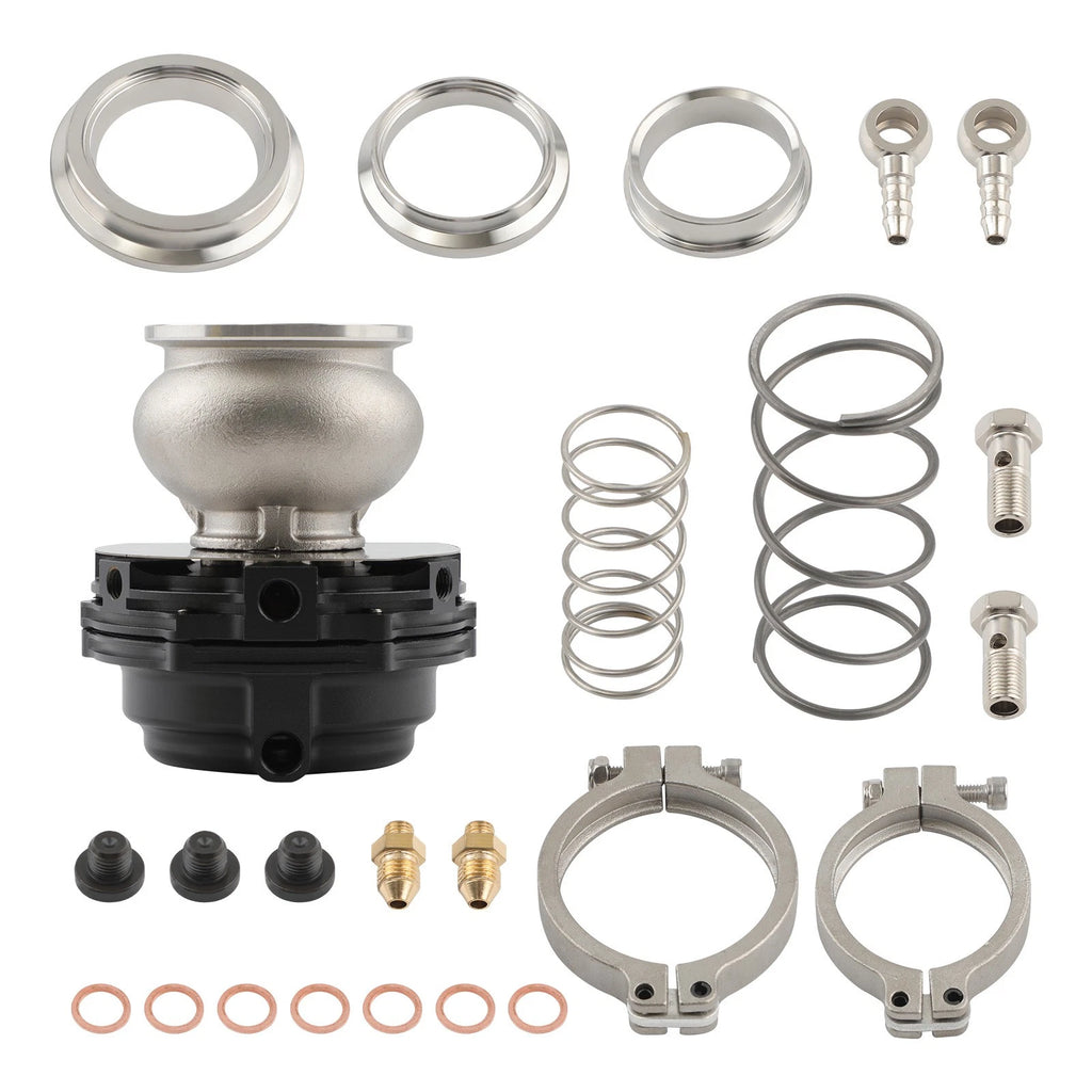 Turbo Exhaust Manifold External V-band Wastegate + Dump Pipe for
