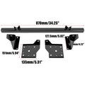 Rear Shock Relocation Kit for Chevy Nova (1968–1974), Camaro, Firebird (1967–1969)