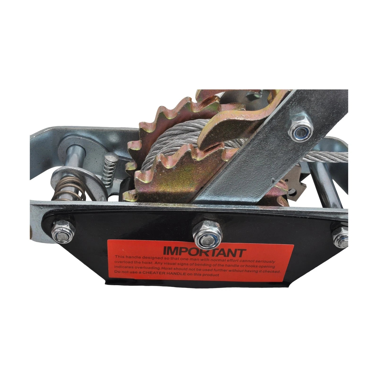 2'' x 36'' Axle Tie Down Strap with Heavy Duty Double Gear