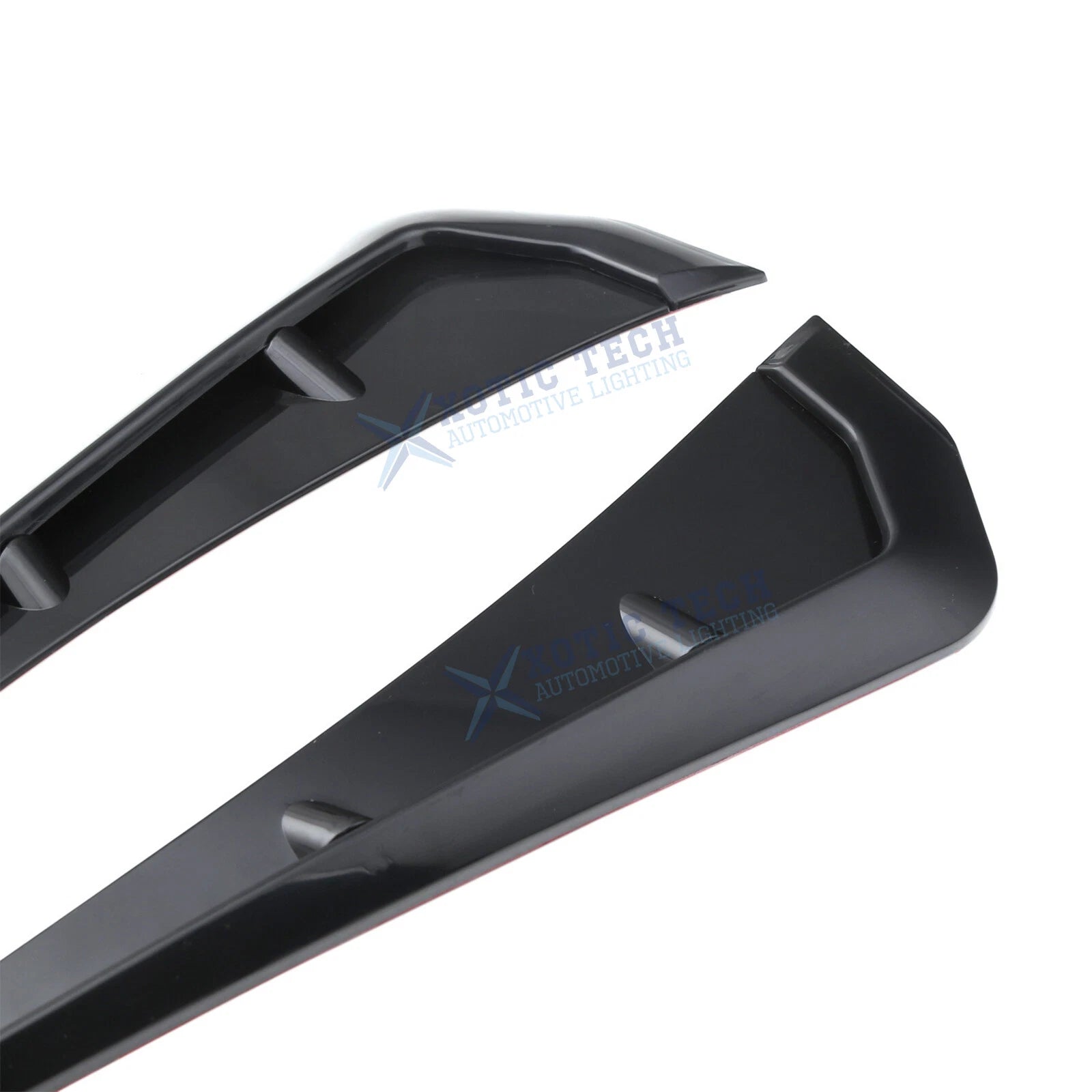 Gloss Black Front Fender Side Vent Molding Cover Trim for Honda Civic (2016-2021)