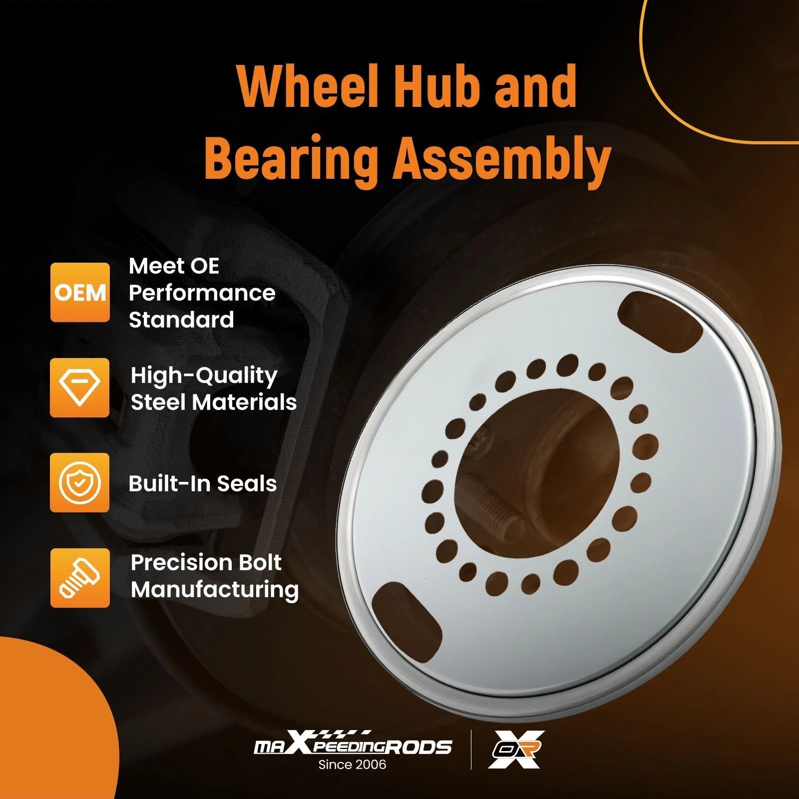 2X Wheel Balance Kit for Heavy Duty Truck Drive Axle 22.5" 10 Holes 600-640