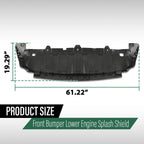 Front Engine Splash Guard for Mercedes-Benz GLA 250 (2014–2017)