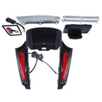 Rear Fender Extension Fascia with LED Light for Harley Touring FLHR (2009–2013)