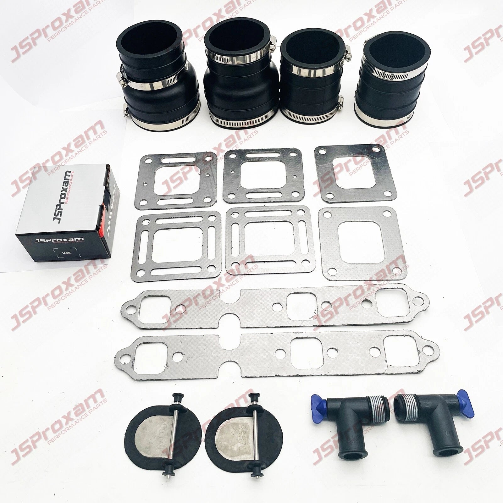 Wet Joint Exhaust Bellows Kit for MerCruiser V6 75-205 (70981A3, 90949T, 99757)