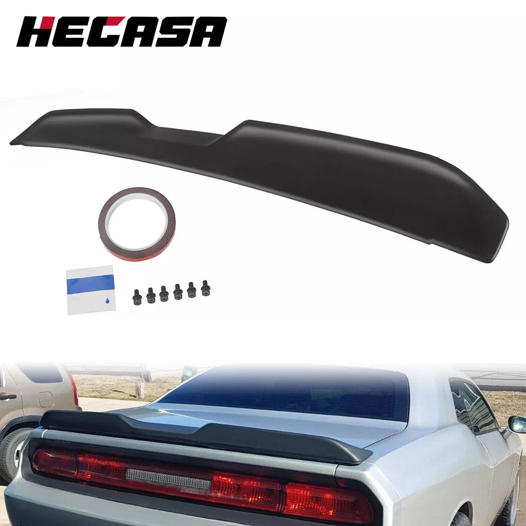 Dodge Challenger Rear Trunk Spoiler Wing Matte Black (2008–2017)