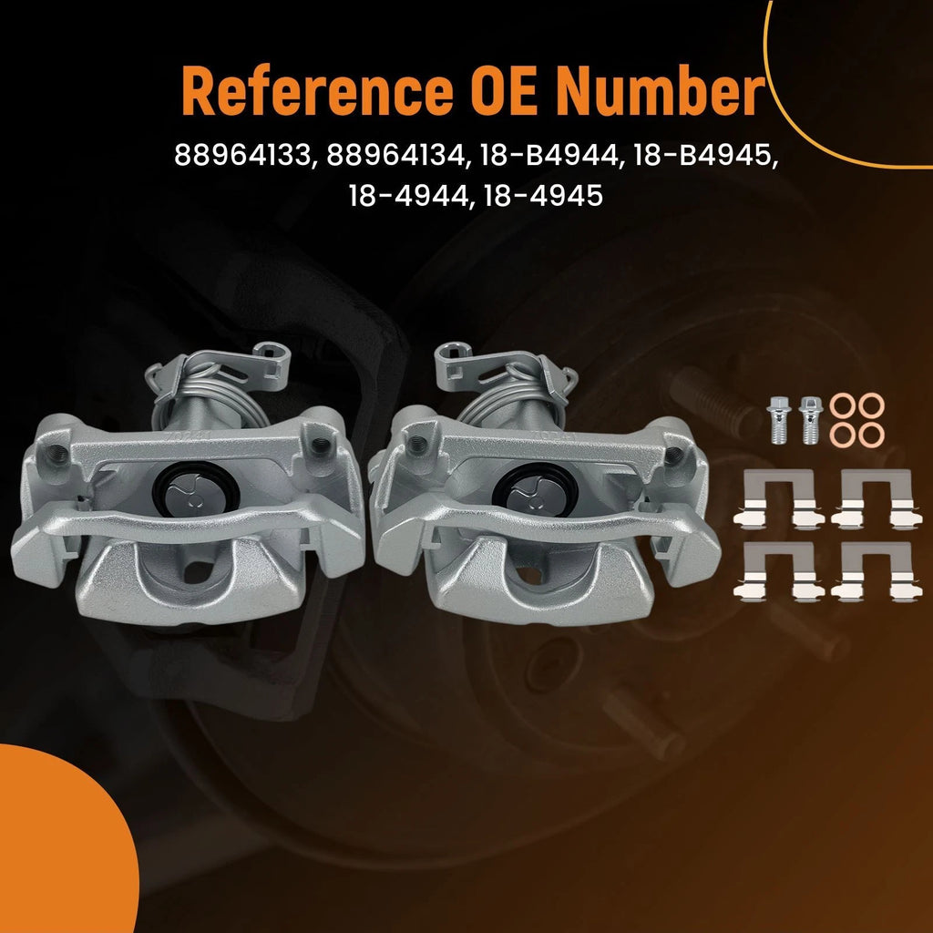 Set of 2 Rear Disc Brake Calipers for Chevy Uplander/Pontiac Montana (2005–2009)