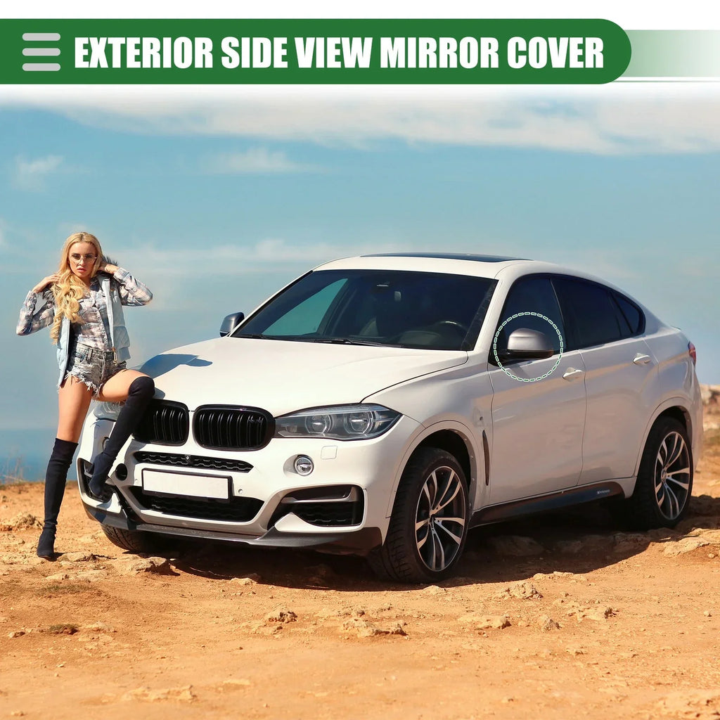 1x Left/Right Rearview Mirror Covers for BMW X3 G01 X4 (2018-2023)