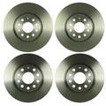 Disc Brake Rotor Kit Set of 4 for Volkswagen (312mm/286mm)