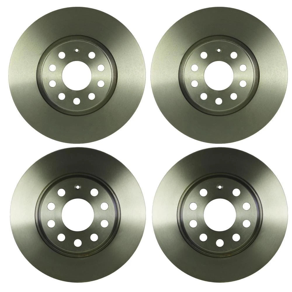 Disc Brake Rotor Kit Set of 4 for Volkswagen (312mm/286mm)