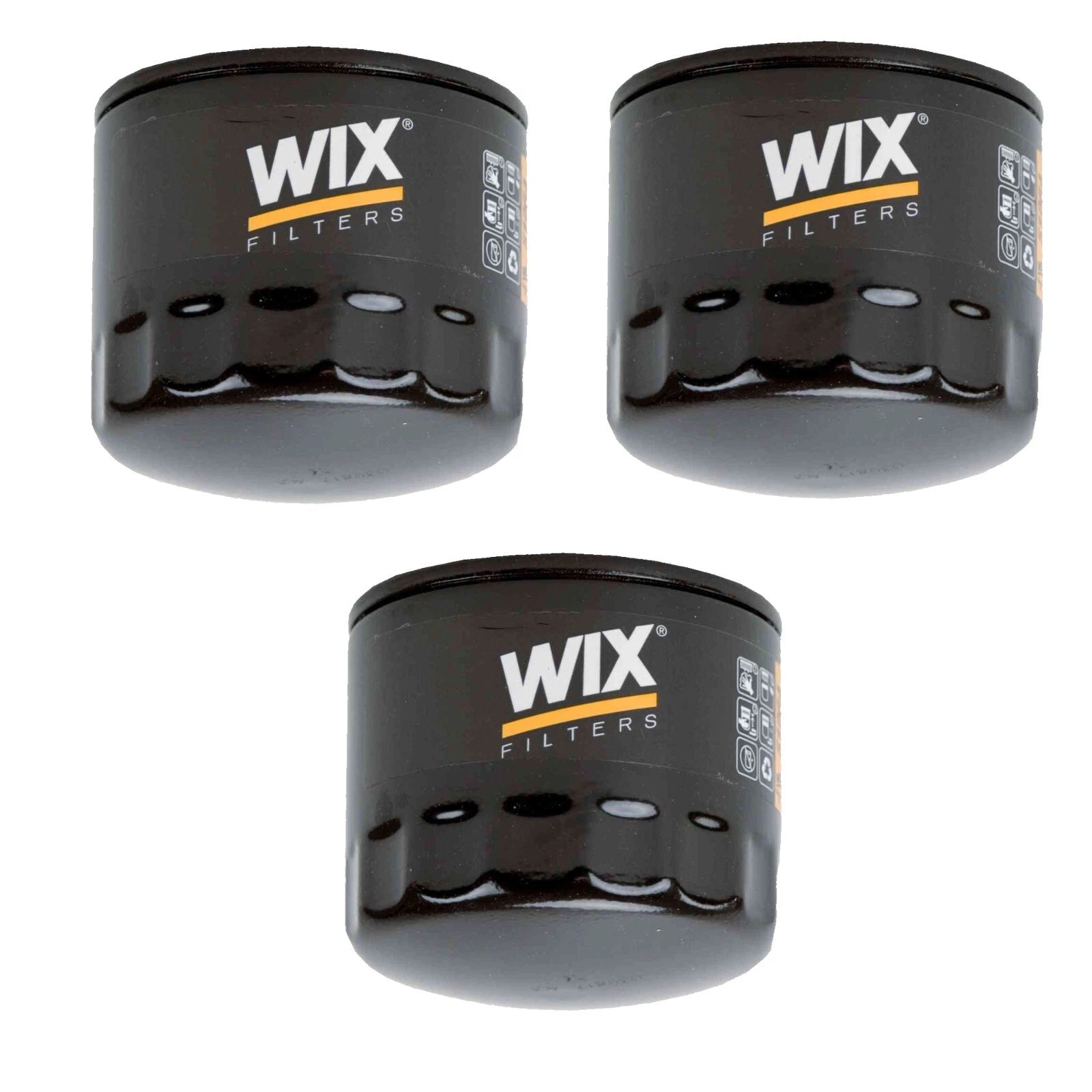 Set of 3 WIX Engine Oil Filters for (Spin-On)