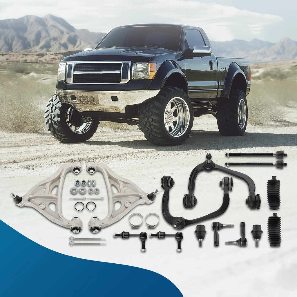 Front Upper & Lower Control Arms, Tie Rods, Sway Bars for Ford F-150 (2004–2005)